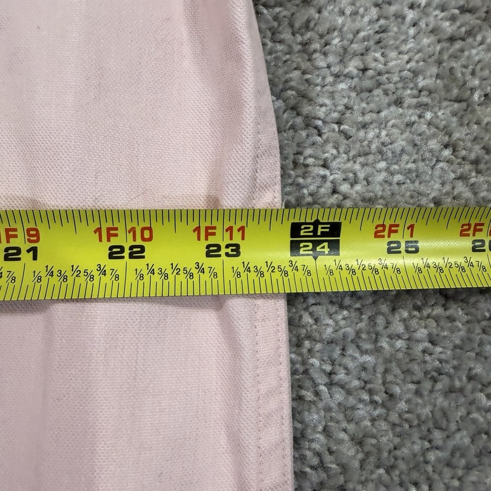 Banana Republic Slim Fit Pink Oxford Dress Shirt L Button Down Cotton Casual - Picture 9 of 10